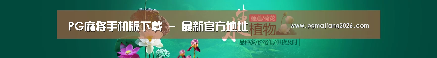 鲜花水草花卉网站模板